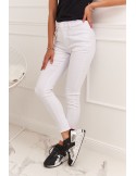 Taillierte weiße Jeanshose 250 – Online-Shop – Boutique